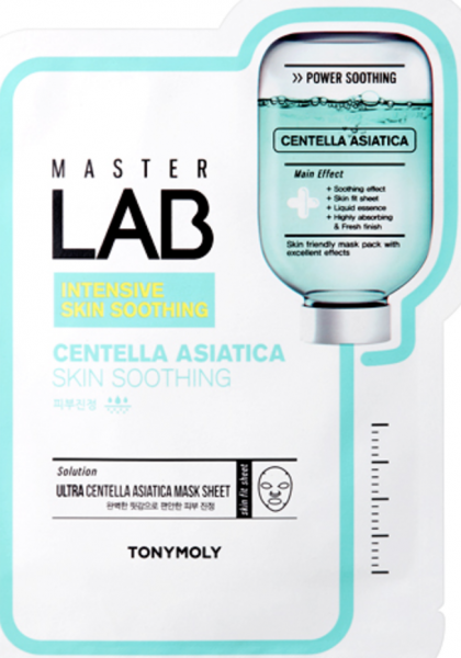 Tony Moly Master lab - Centella Asiatica - koreanische Tuchmaske - 19g