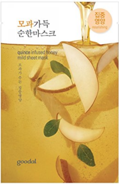 goodal quince infused honey mild sheet mask - Quitte Gesichtsmaske - Honig Sheet Maske