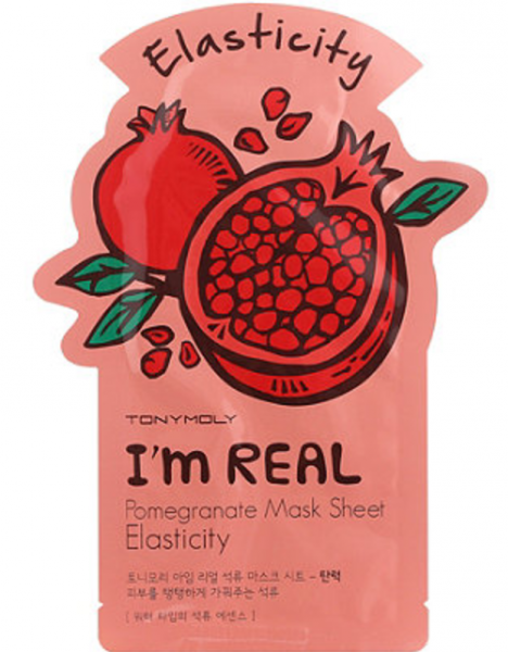 Tony Moly I'm Real - Pomegranate Mask Sheet - Granatapfel Maske - koreanische Tuchmaske - 21g