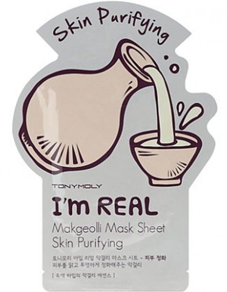 Tony Moly I'm Real Makgeolli Mask Sheet - koreanische Tuchmaske - 21g