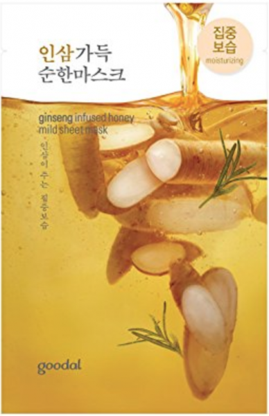 goodal ginseng infused honey mild sheet mask - Honig Gesichtsmaske - koreanische Tuchmaske