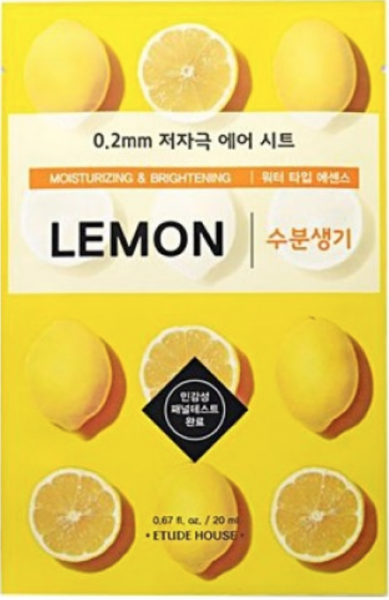 Etude House 0.2 Therapy Air Mask - Lemon - Zitrone Gesichtsmaske - koreanische Tuchmaske